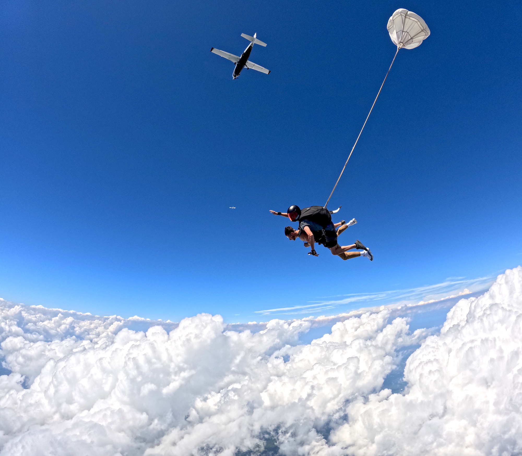 Skydiving for thrill seekers