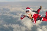 santa skydiving