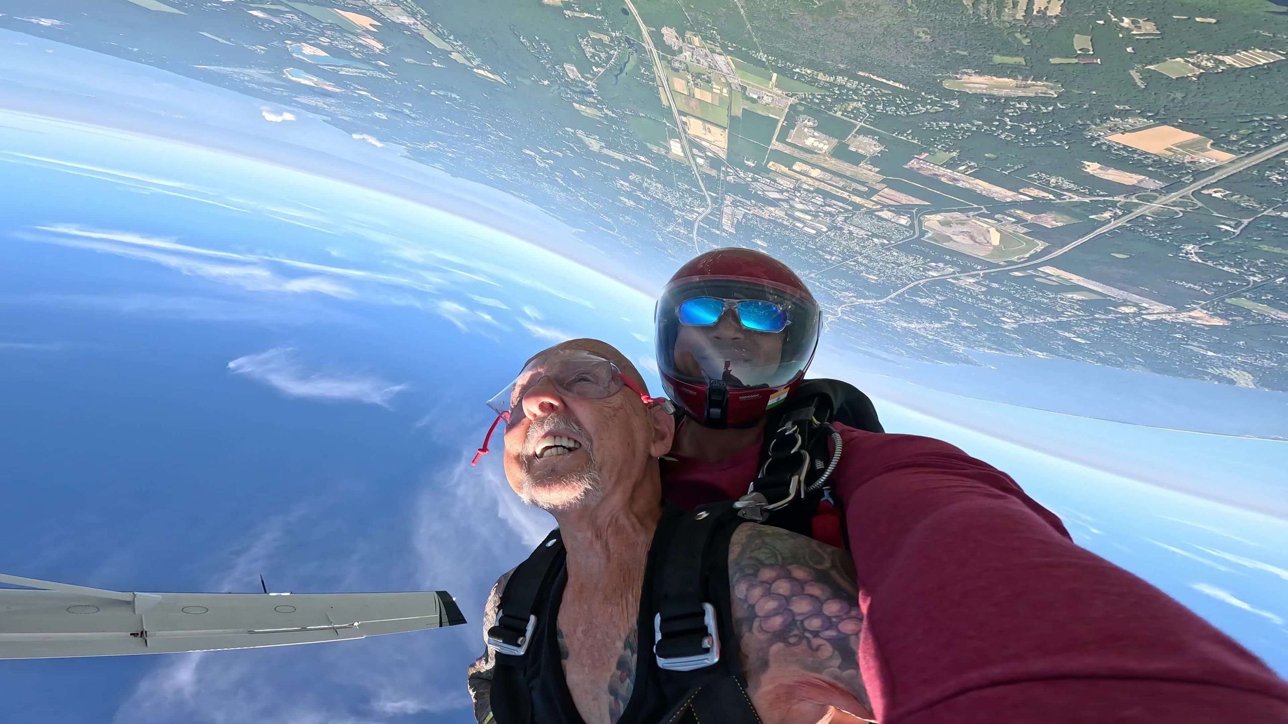 Tandem skydiving in New York, age is just a number
